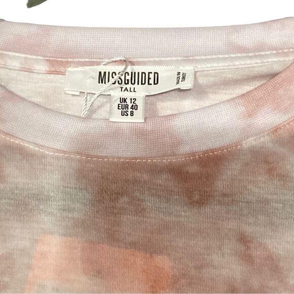 Missguided Tie Dye T-Shirt Midi Dress - Picture 5 of 6